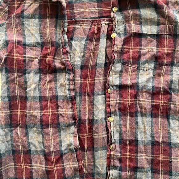 Brandy Melville Cotton Plaid Button Down Flannel, in OS - Picture 5 of 5